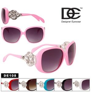 Sunglasses with design on the size comes with hard case 2 for $30 Summer fun